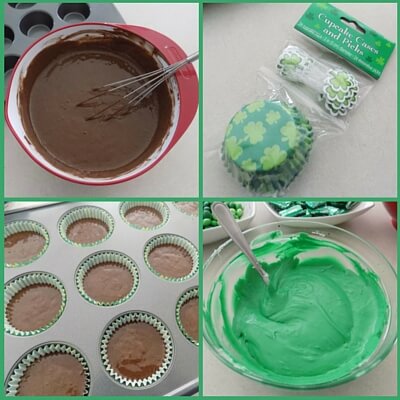Mint Cupcake Collage 1